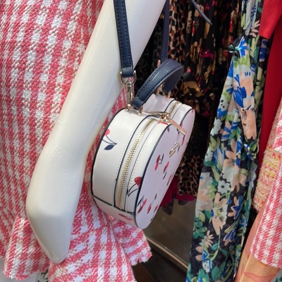 Kate Spade Love Shack Cherry Heart Crossbody Cream Multi - Picture 6 of 16